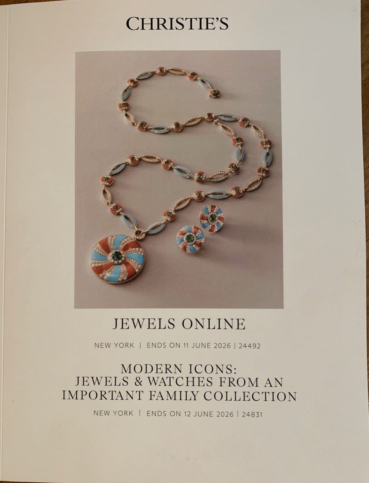 Christie's Auction Catalog   Jewels Online and Modern Icon Jewels
