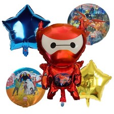 BIG HERO 5 FOIL SUPER HERO BALLOON  birthday party decoration theme idea Boy picture