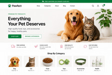 Premium Pet Store Ecommerce Website picture