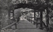 Swartz Creek Bridge Aetna Springs Road California Napa County Vtg Postcard K14 picture