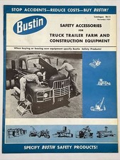 1959 BUSTIN SAFETY ACCESSORIES FOR TRUCK TRAILER FARM AND CONSTRUCTION EQUIPMENT picture
