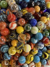 Assorted Pack of 25 Glass Marbles 5/8" 16mm picture