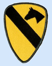 US ARMY 1ST CAVALRY DIVISION FIRST TEAM PATCH - USGI - MADE IN THE USA! picture