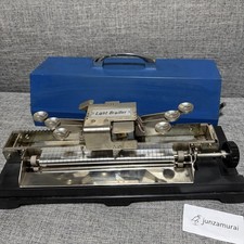 Light Brailler Old Typewriter for create braille japanese antique Tested w/Case picture