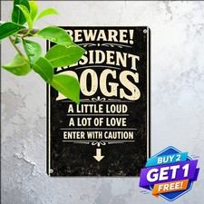 Funny Flunked Obedience School Dog Metal Tin Sign Humorous Pet Home Decor 8x12 picture