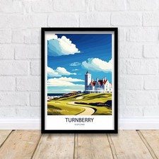 Turnberry Golf Course Scotland Travel Poster Wall Art Print Holiday Gift picture