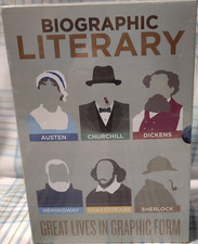 NIP Biographic Literary Box Set, Ammonite Press, Austen, Dickens, Shakespeare picture