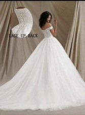 wedding dress size 12 never worn picture