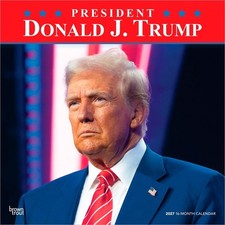 President Donald J. Trump | 2027 12x24" (Hanging) Wall Calendar | Plastic-Free picture