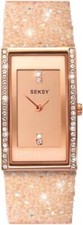 Seksy Watch 2922 Rocks Ladies Cream Swarovski Crystal Set Dial picture