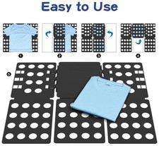 Adjustable T-Shirt Clothes Fast Folder Folding Board Laundry For Adult Organizer picture