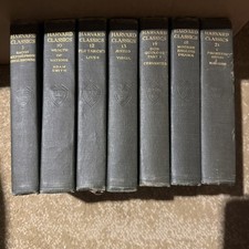 Harvard Classics Collier  19 Volumes Antique Books 1909 Vintage Set picture
