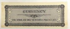 50 CURRENCY, FOR SCHOOL USE ONLY IN BUSINESS PRACTICE SETS SCRIP picture
