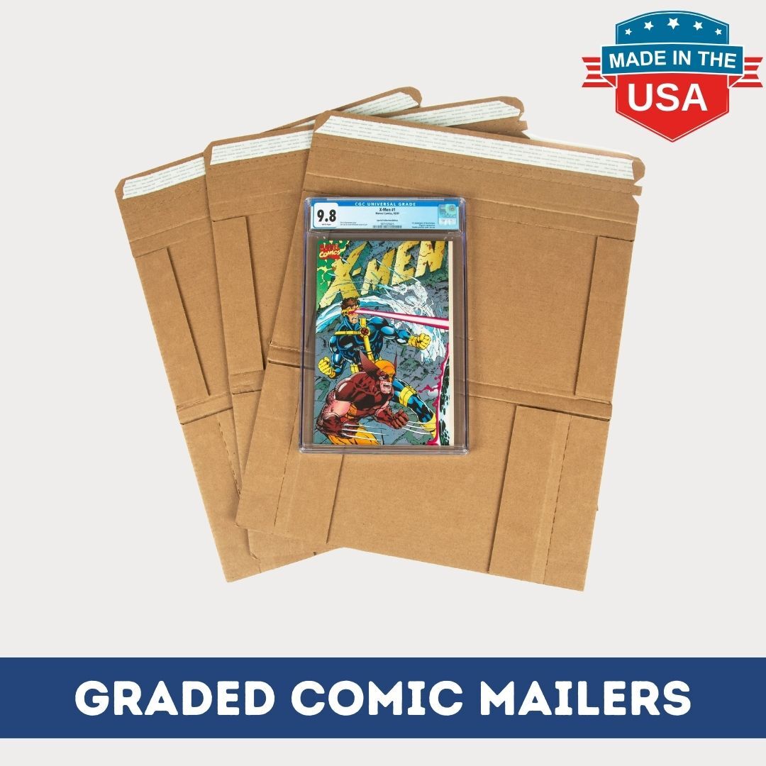 GEMINI Graded Comic Book Mailers - Ships 1 CGC (or similar) graded comic slab GEMINI Graded Comic Book Mailers - Ships 1 CGC (or similar) graded comic slab