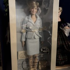 Franklin Mint Princess Diana Doll/box/stand picture