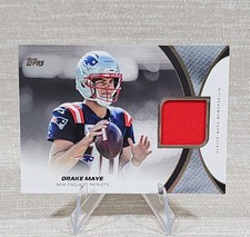 2026 Topps Flagship Drake Maye NFL Materials Player Worn Relic #NFLM-DM Patriots picture