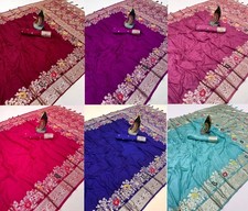 Exclusive Collection Dolla Silk Saree With Blouse For Festival & Function picture