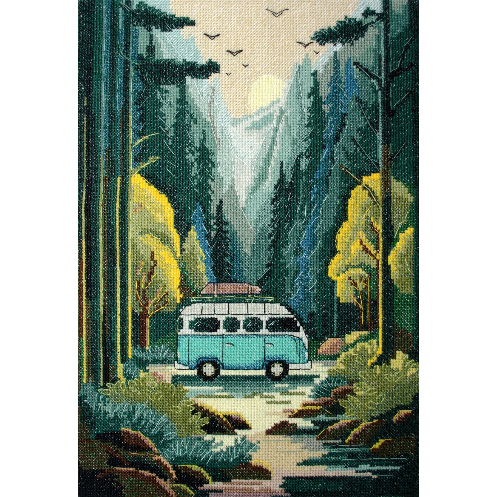 Cross Stitch Kits - Forest, Counted Cross Stitch, Craft Kit, Mountains Cross Stitch Kits - Forest, Counted Cross Stitch, Craft Kit, Mountains