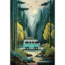 Cross Stitch Kits - Forest, Counted Cross Stitch, Craft Kit, Mountains picture