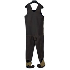 Bare Canada Neoprene Bootfoot Chest Waders Fly Fishing Wader Men's SM Brown picture