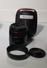 Samyang AF 45mm f/1.8 FE Auto Focus Lens Sony E-Mount Full Frame Mint In Box Cas picture
