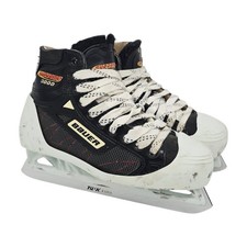 Bauer Supreme 3000 Ice Hockey Skates Men's US 8.5 TUUK T-Lock Black White picture