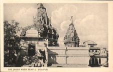 British India - Jagdish Temple in Udaipur - Vintage Postcard picture