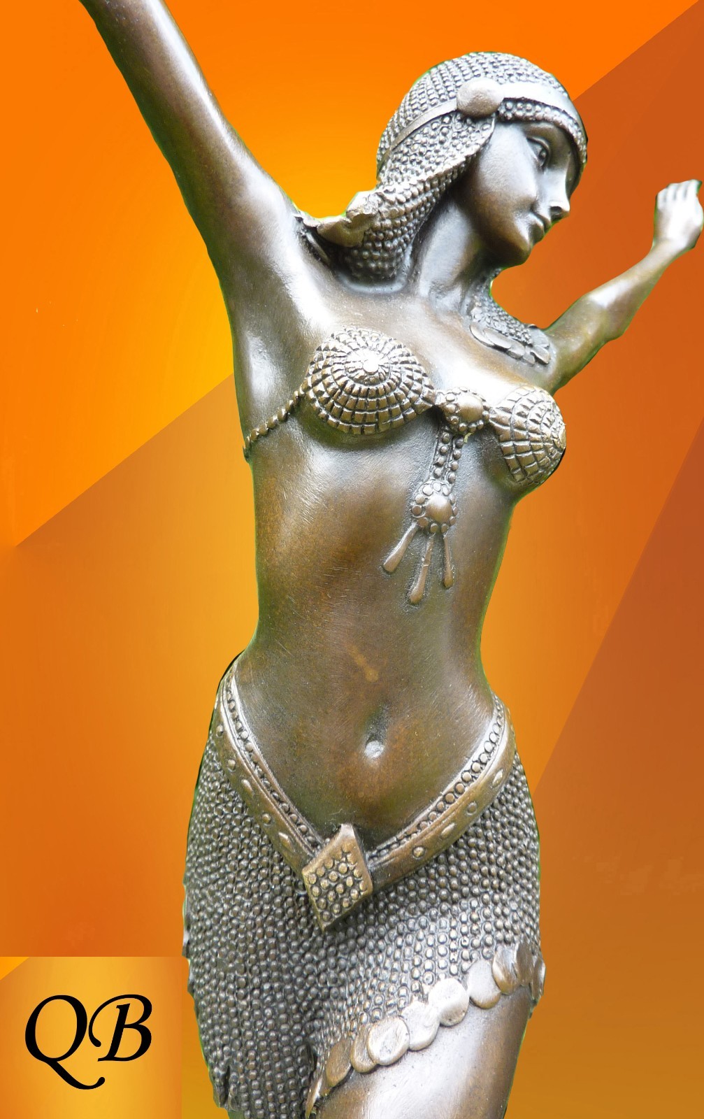 ART DECO BRONZE FIGURINE SCULPTURE STATUE PALMYRA EGYPTIAN 1920 FLAPPER FIGURE ART DECO BRONZE FIGURINE SCULPTURE STATUE PALMYRA EGYPTIAN 1920 FLAPPER FIGURE