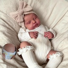 20" Reborn Baby Doll Girl Full Body Vinyl Silicone Realistic Newborn w/ Accessor picture