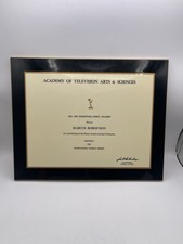 1993 Seinfeld Emmy Award Plaque Marcus Robertson NBC Television Academy picture
