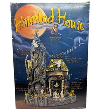 Costco Haunted House #669337 Animated Lights Sounds Witch Ghosts Halloween Decor picture