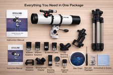 130mm Telescope Astronomical Reflector 650mm f/5 Tripod Phone Adapter Beginner picture
