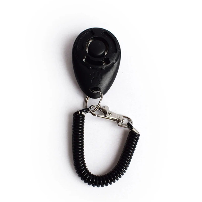 Dog Training Clicker with Wrist Strap Pet Puppy Cat Obedience Trainer Sound Aid