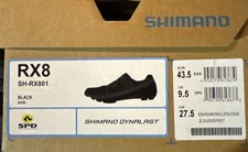 Shimano SH-RX801 NOIR BLACKEU 43.5 us 9.5 Bolt Boa Cycling Shoes picture