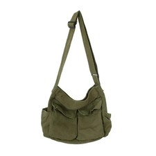 Workwear Multi-pocket Messenger Bag Men Women Shoulder Travel Student Bag picture