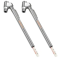 Presta Bike Tire Pressure Gauge Pencil 10-120 Psi for Schrader or Presta 2-Pack picture