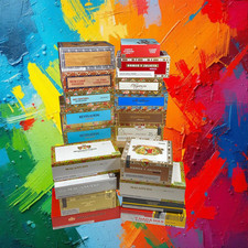 Lot of 15 Empty Cigar Boxes picture