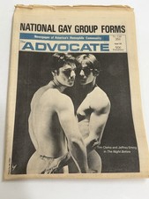 Vintage ADVOCATE Newspaper Magazine #124 November 1973 Gay LGBTQ+ Articles Ads picture