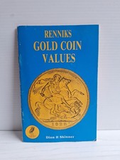 Renniks Gold Coin Values by Dion H Skinner Vintage 1st Edition 1980 PB picture