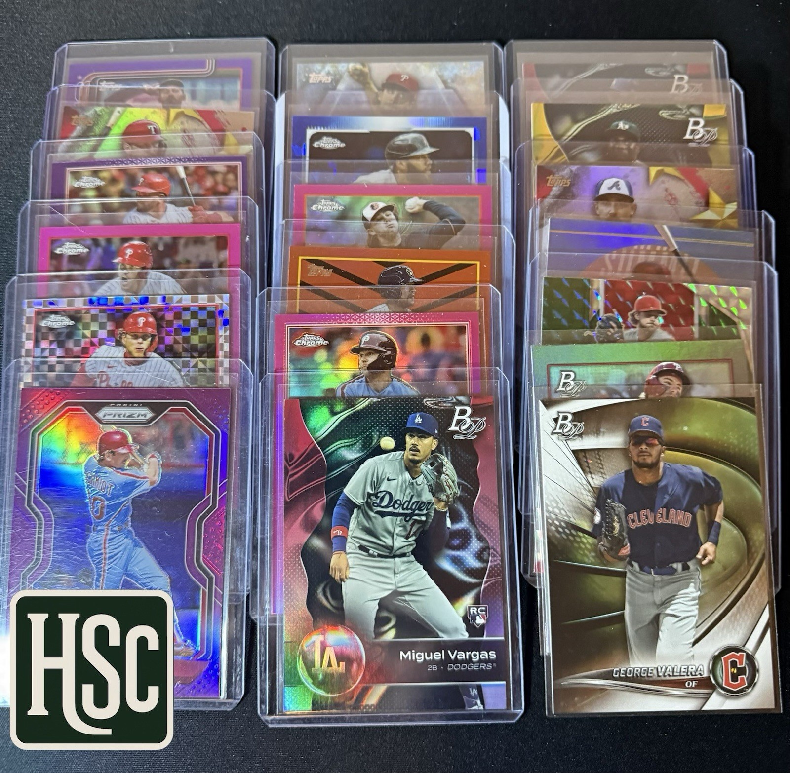 Baseball MLB - 60 Card Lot - Rookies, Parallels, Memorabilia, Autos, Numbered Baseball MLB - 60 Card Lot - Rookies, Parallels, Memorabilia, Autos, Numbered