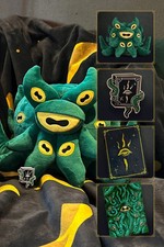 Elder Scrolls Online Hermaeus Mora Cuddle Bundle Blanket Pin Plush Official ESO picture