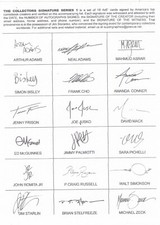 STERANKO COLLECTORS SIGNATURE SET 18 ARTIST AUTOGRAPHS NEAL ADAMS, JIM STARLIN + picture