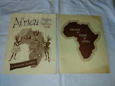 Lot Of 2 Vintage 1950s Africa Travel Booklets / Women In Africa picture