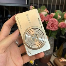Sony Cyber-shot DSC-W630 16.1MP Compact Digital Camera 5x Optical Zoom Gold Gift picture