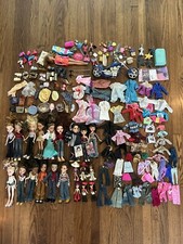 Early 2000s Bratz Dolls and Barbie Accessories Lot picture