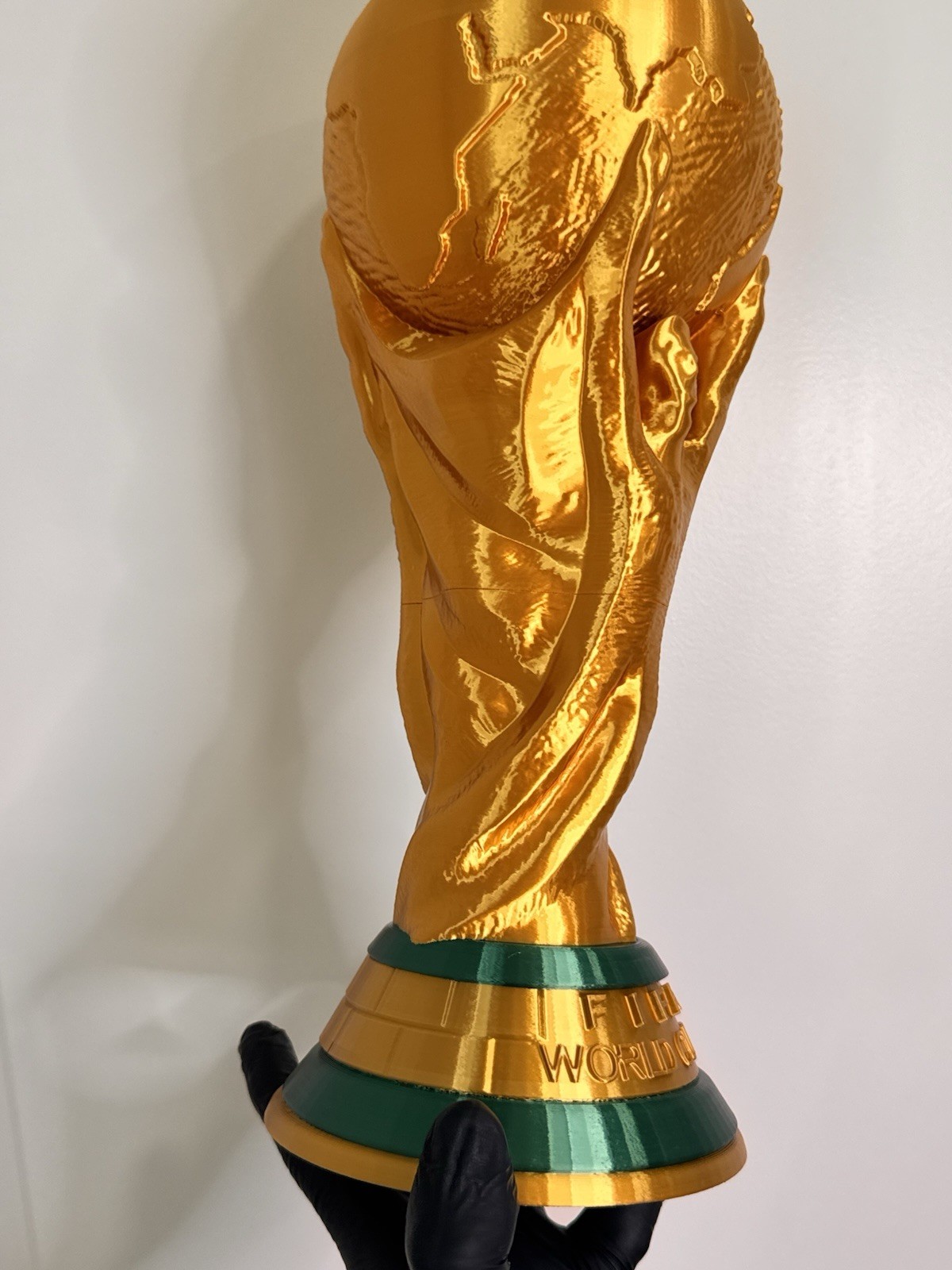Full Size World Cup Trophy Replica 14.5โ Gold Soccer Fan Collectible Printer3D Full Size World Cup Trophy Replica 14.5โ Gold Soccer Fan Collectible Printer3D