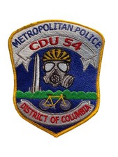 Washington D.C. Metropolitan Police Department Civil Disturbance Unit - Size 5" picture
