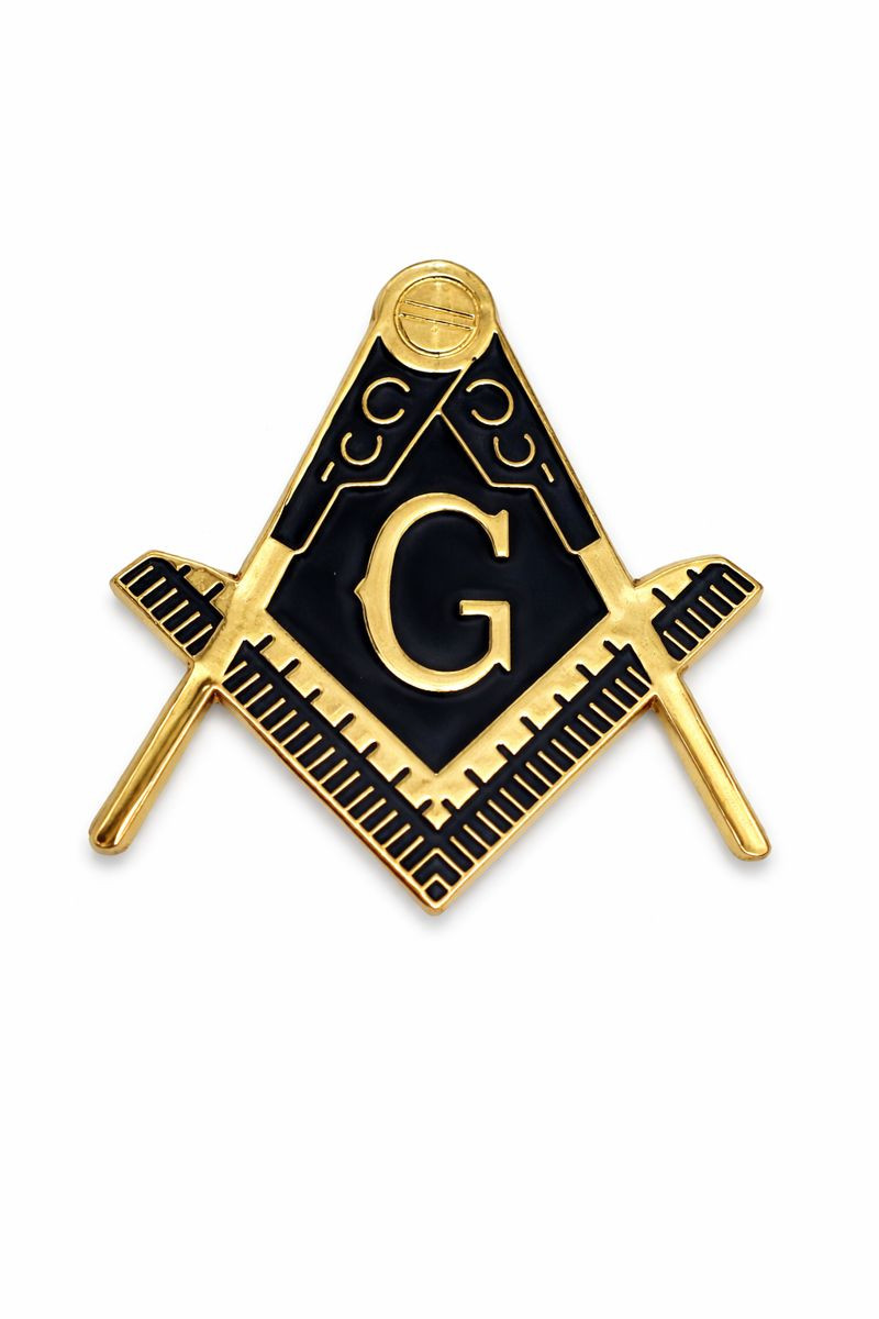 Freemason Car Emblem 3 Inch – Masonic Square and Compasses with “G” – Adhesive Freemason Car Emblem 3 Inch – Masonic Square and Compasses with “G” – Adhesive