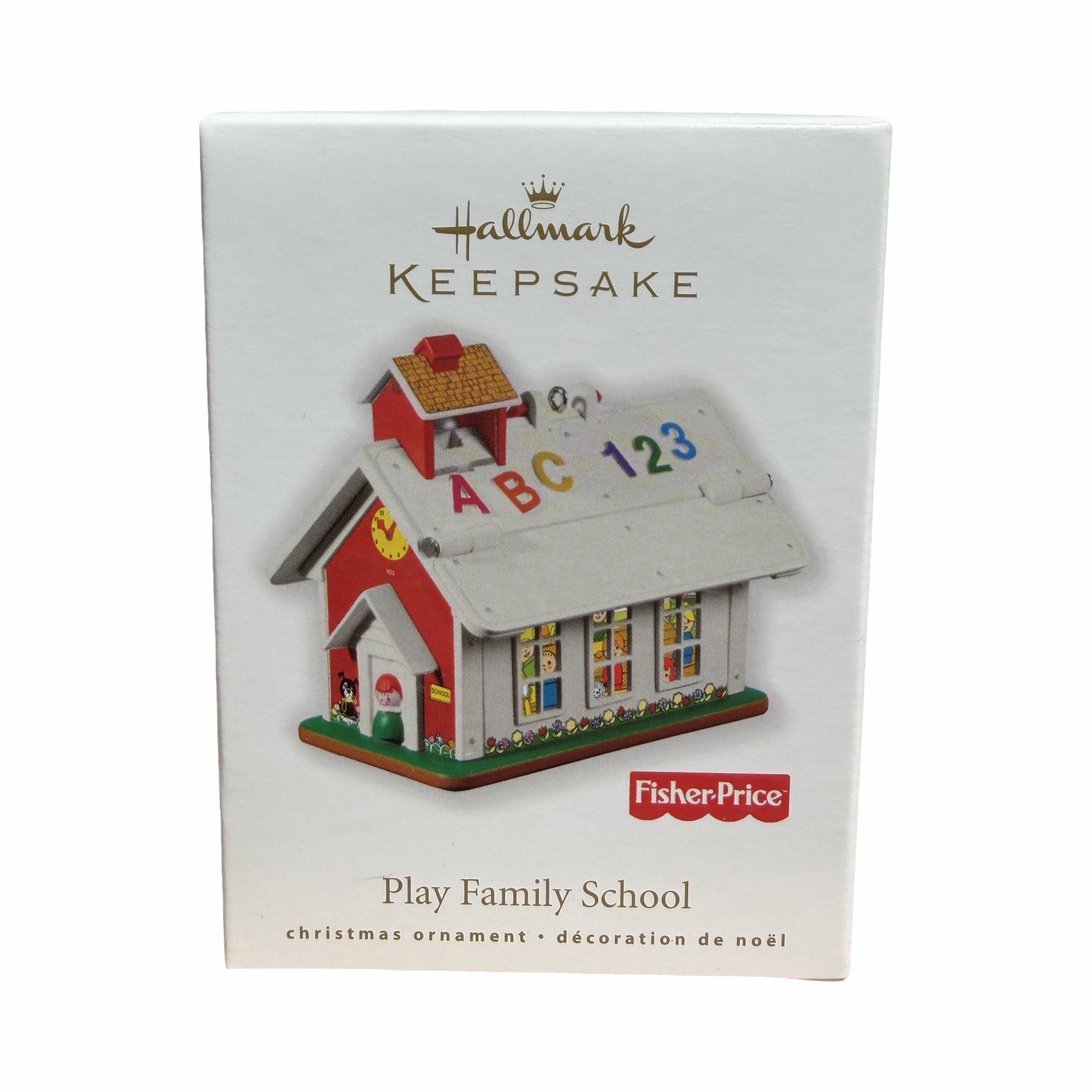 2010 Hallmark Keepsake Fisher-Price Play Family School Ornament - Vintage Toys 2010 Hallmark Keepsake Fisher-Price Play Family School Ornament - Vintage Toys