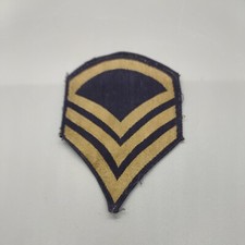 WWll Wolrd War 2 US Army Sergeant 3rd grade Sgt Sargeant Rank Insignia Chevron  picture